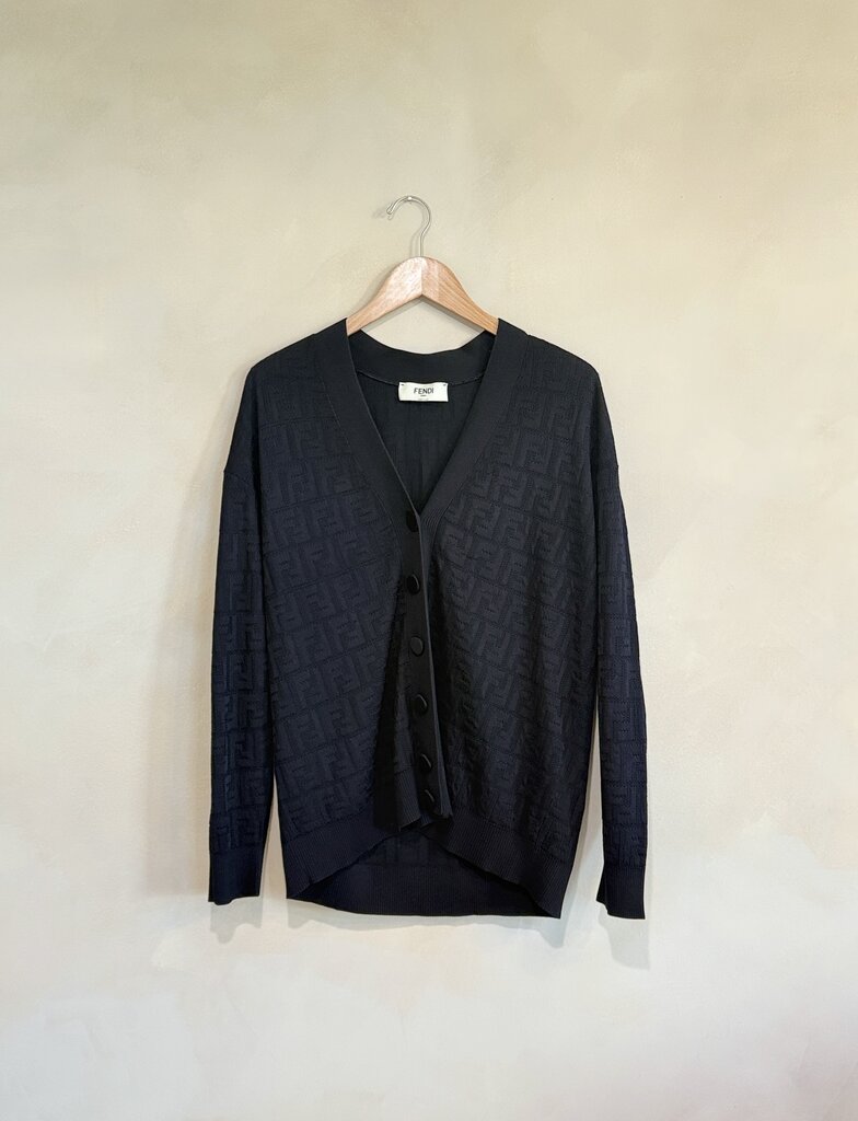 Fendi, Logo Cardigan, M