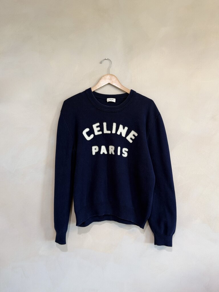Celine, Crewneck Sweater, L