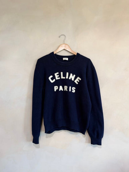 Celine, Crewneck Sweater, L