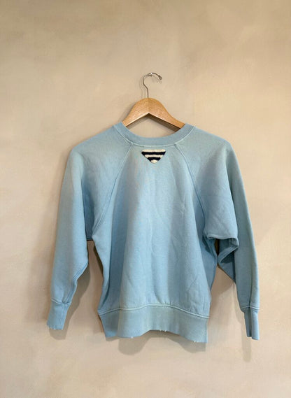 Prada, Distressed Cropped Crewneck, XS