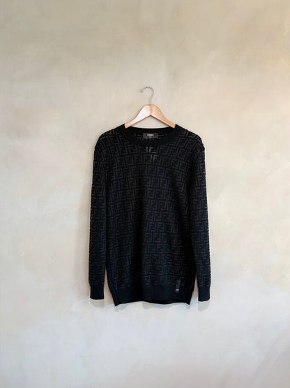 Fendi, Sheer Sweater Top, M