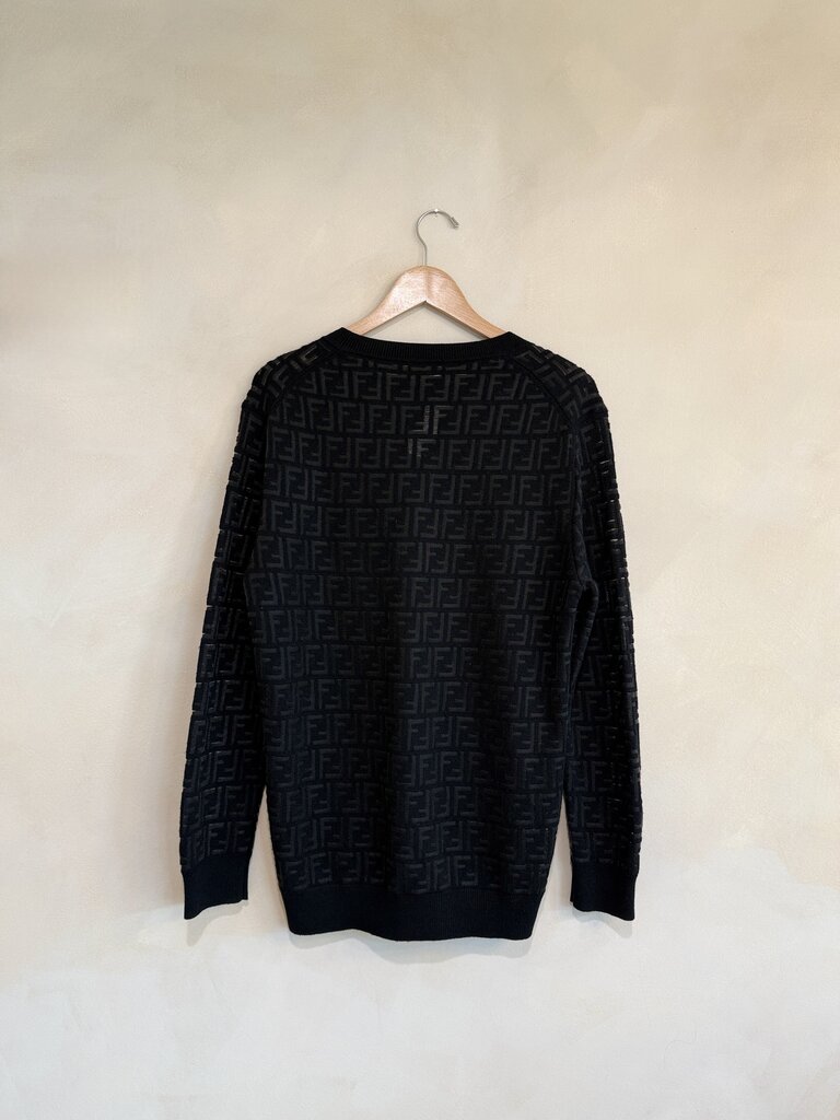 Fendi, Sheer Sweater Top, M