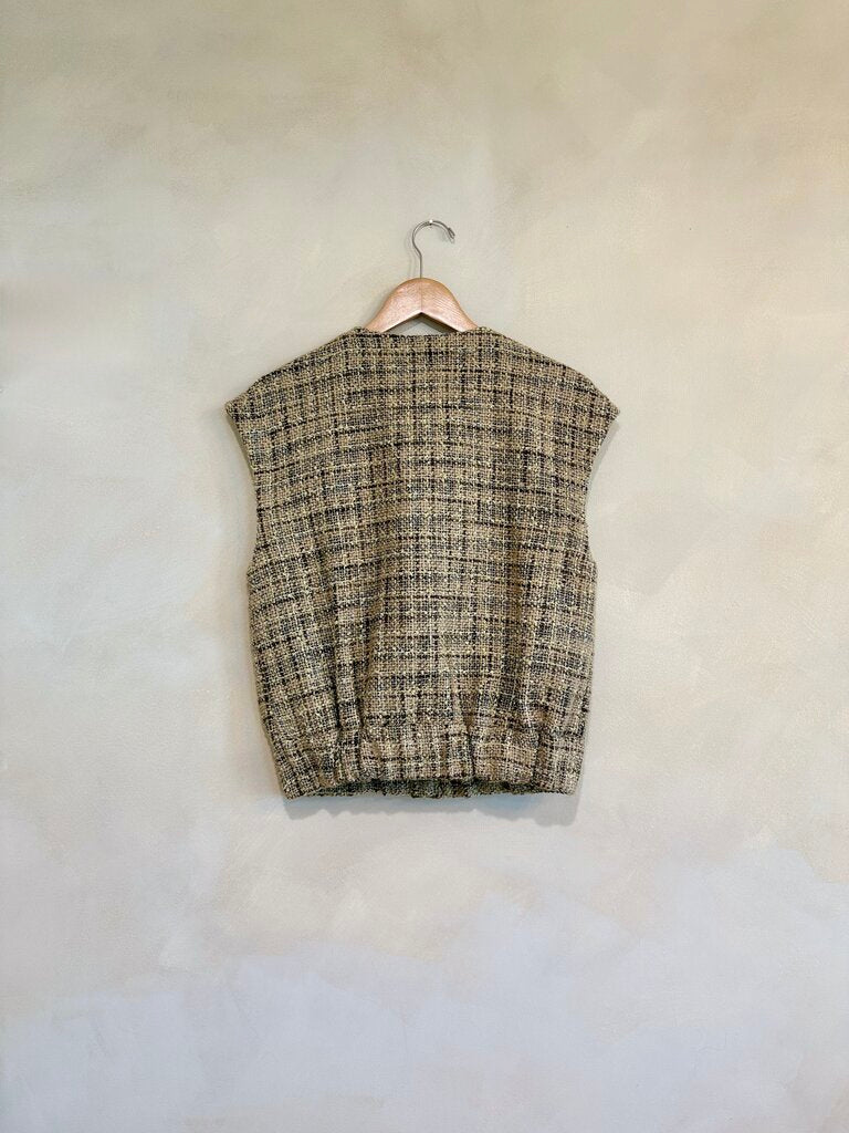 L'Agence, Tweed Vest, XS