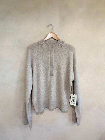 Le Kasha, Half Zip Sweater, OS