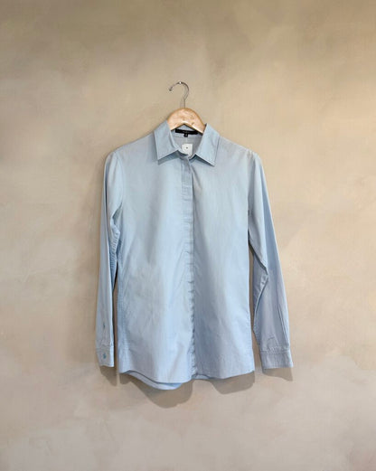 Gucci, Blue Button Down, 42