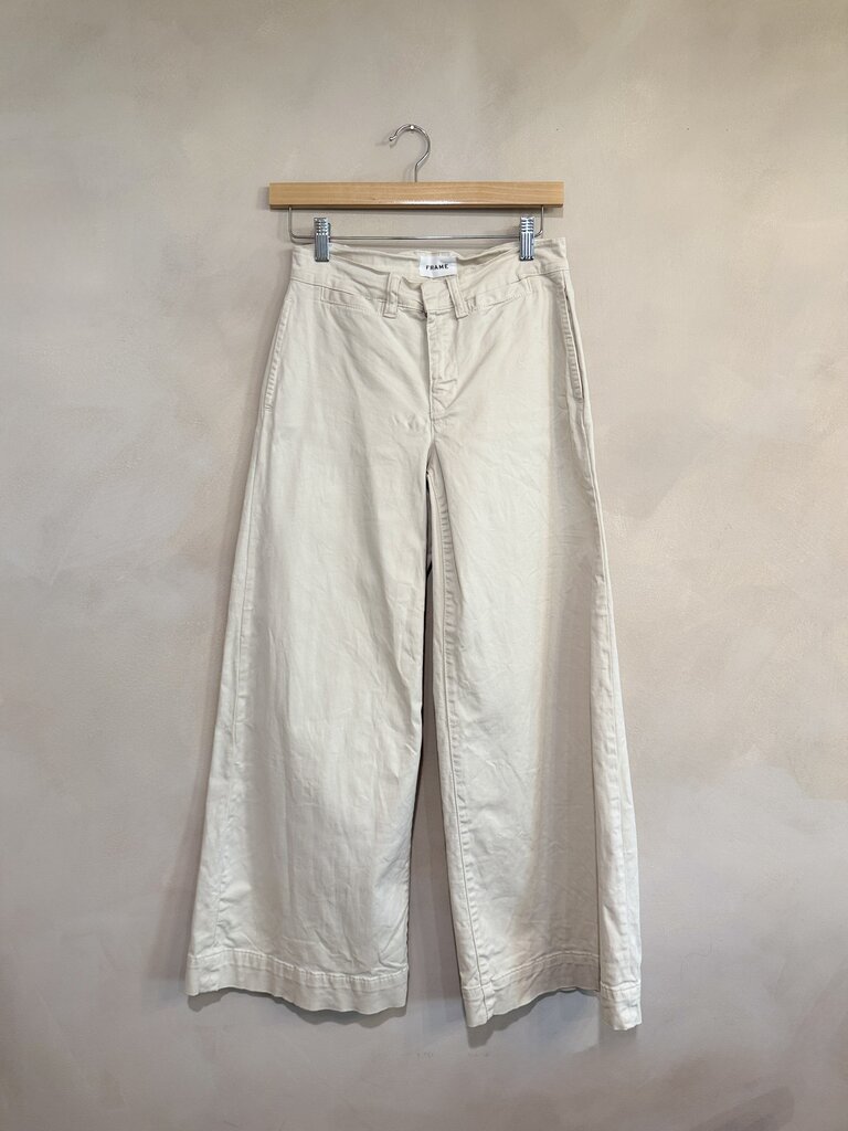 Frame, High Waisted Crop Jean, 25