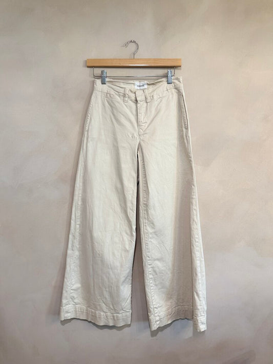 Frame, High Waisted Crop Jean, 25