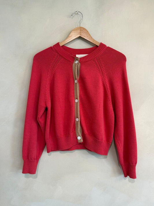 The Great, Red Cardigan, XS