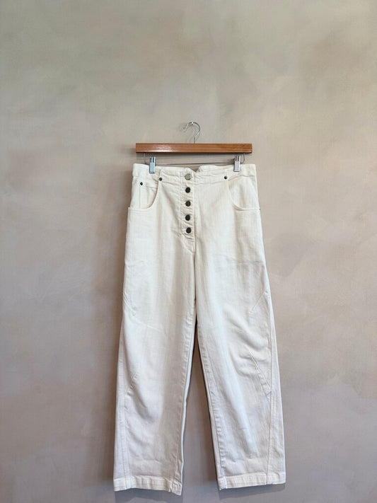 Rachel Comey, Cream Jean with Belt, 2
