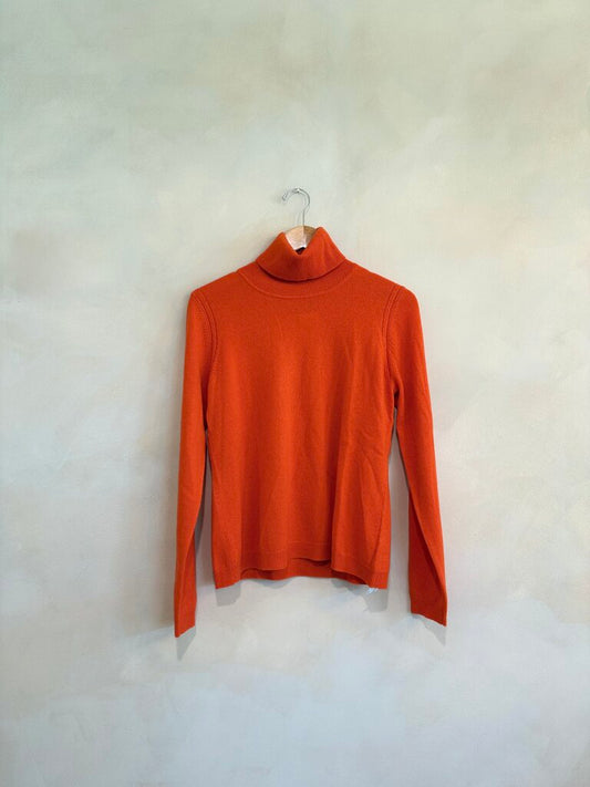 Gorsuch, Orange Turtleneck, L
