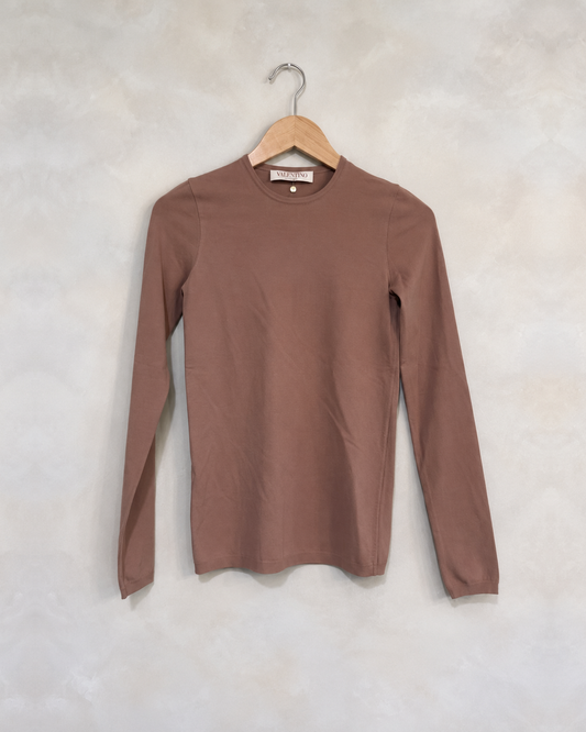 VALENTINO, Jersey Long Sleeve Top, S
