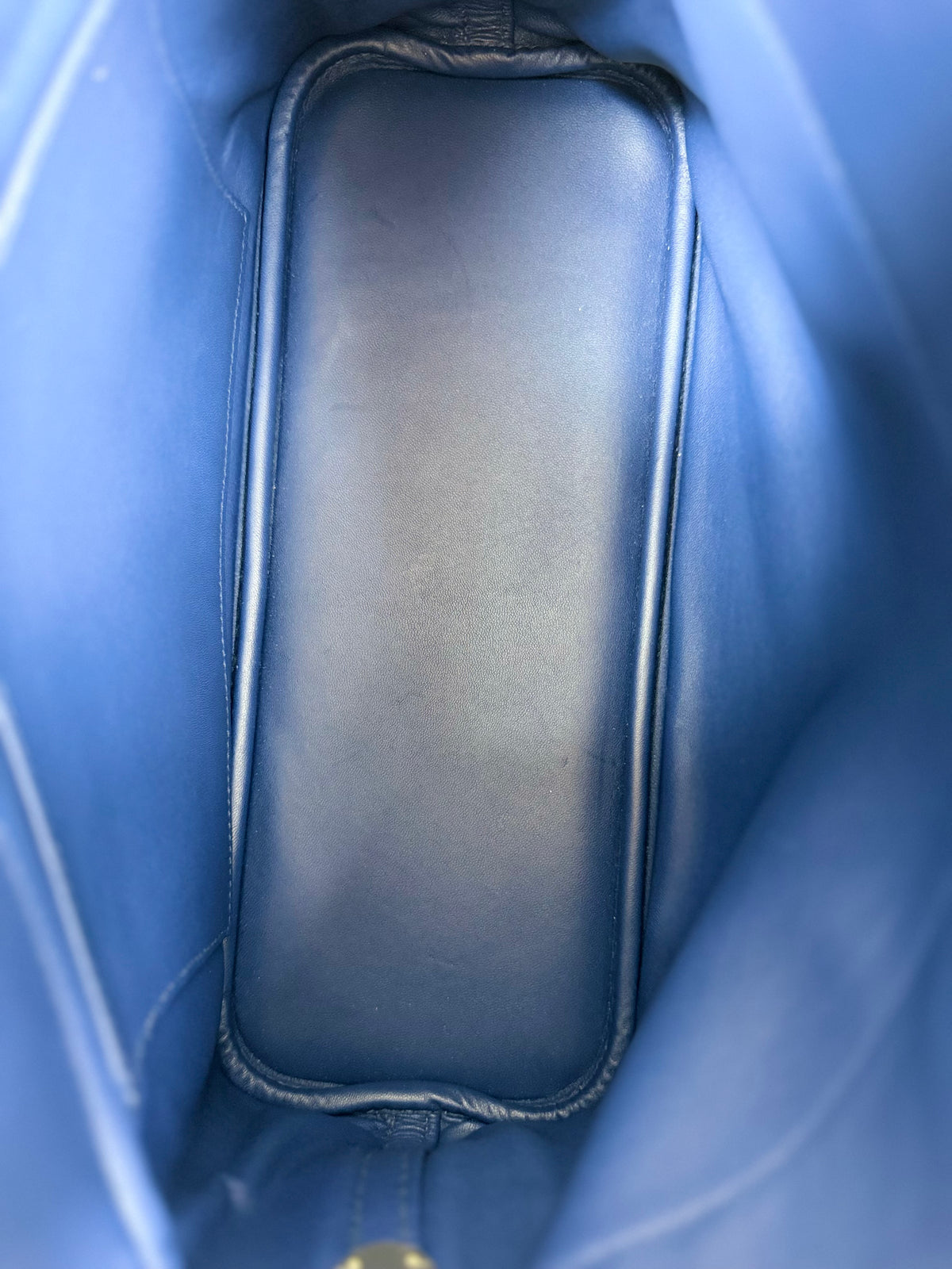 Hermes Bolide Rigide 31 Epsom Leather- Blue Sapphire