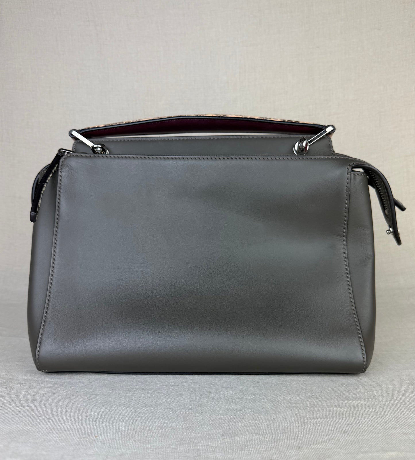 Fendi Signature Dotcom Medium Resort Line 2016- Grey