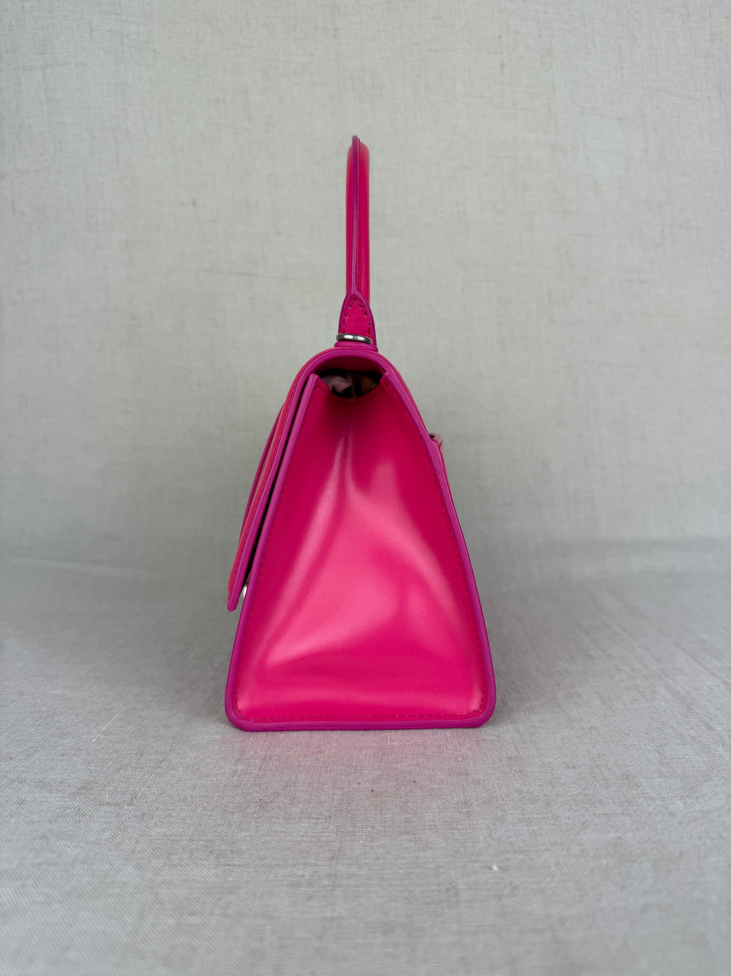 Balenciaga Pink Calfskin Leather Hourglass Bag MSRP $2730