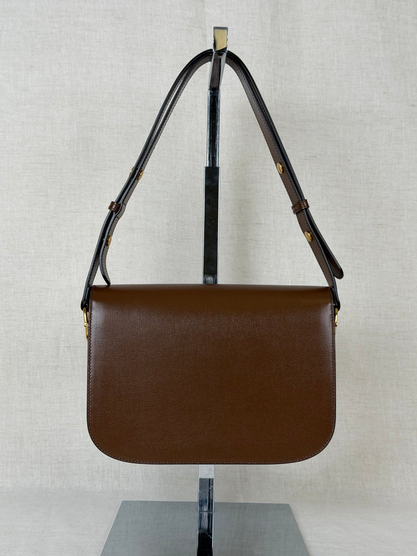 Gucci Azalea Calfskin Leather 1955 Horsebit Shoulder Bag