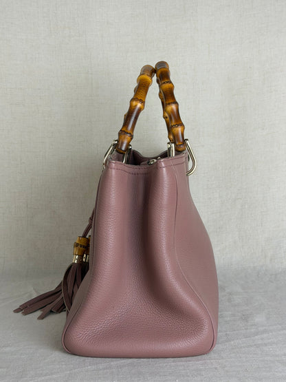 Gucci Bamboo Shopper Top Handle- Taupe