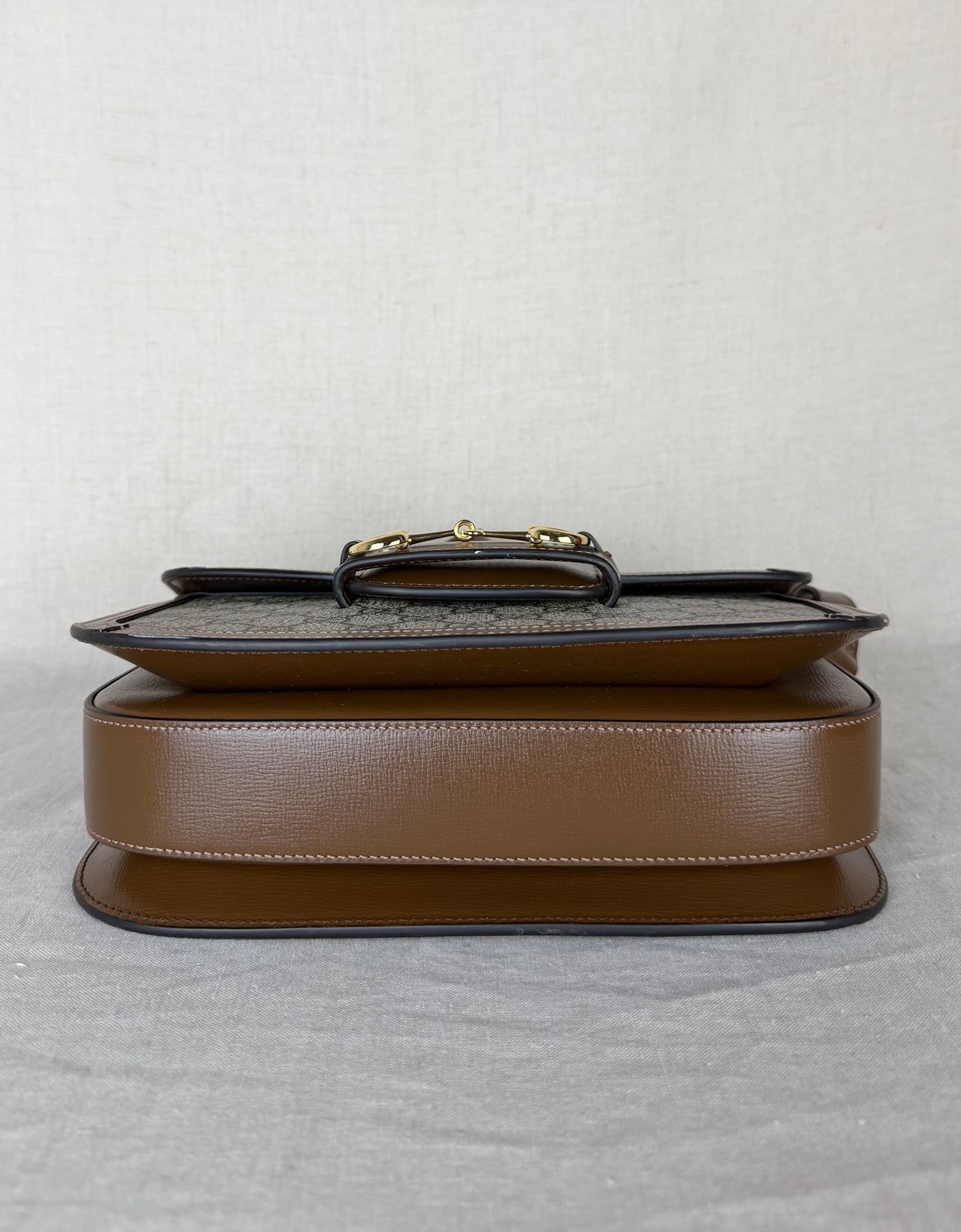 Gucci Medium Horsebit Shoulder Bag MSRP $3290- Brown