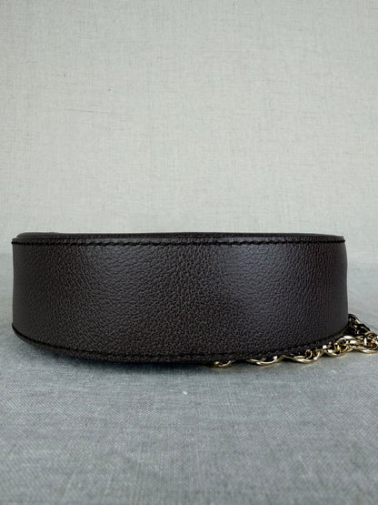 Gucci Round Monogram Ophidia with Gold Tone Hardware