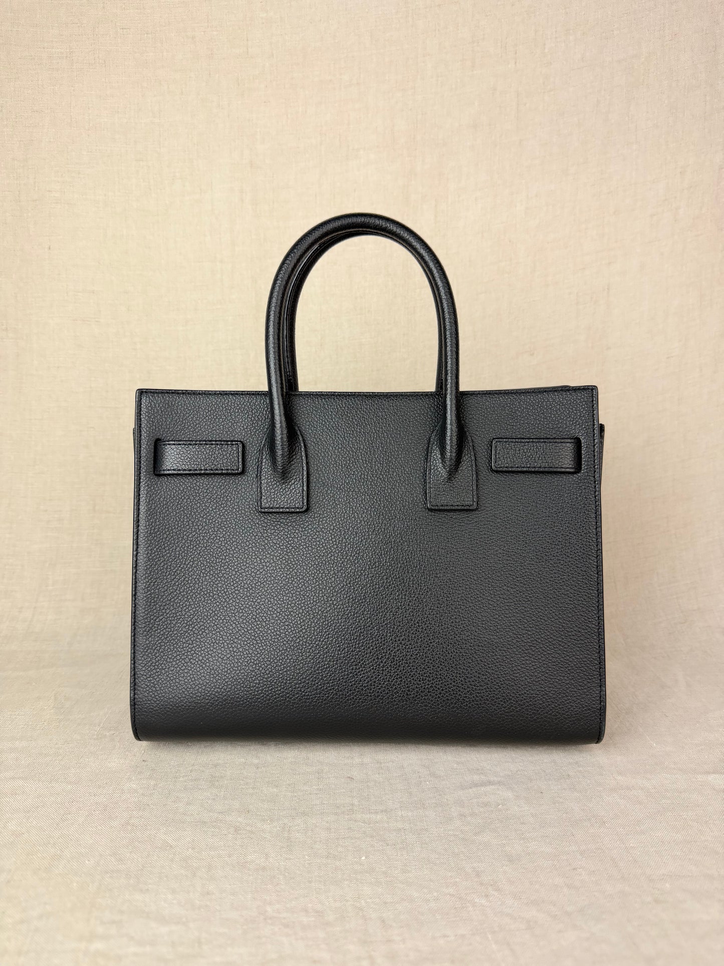 Saint Laurent Small Black Sac de Jour- Black