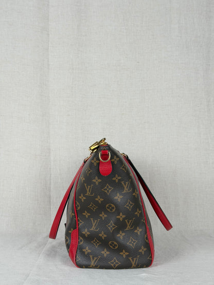 Louis Vuitton Estrela Red Trim- Brown Monogram