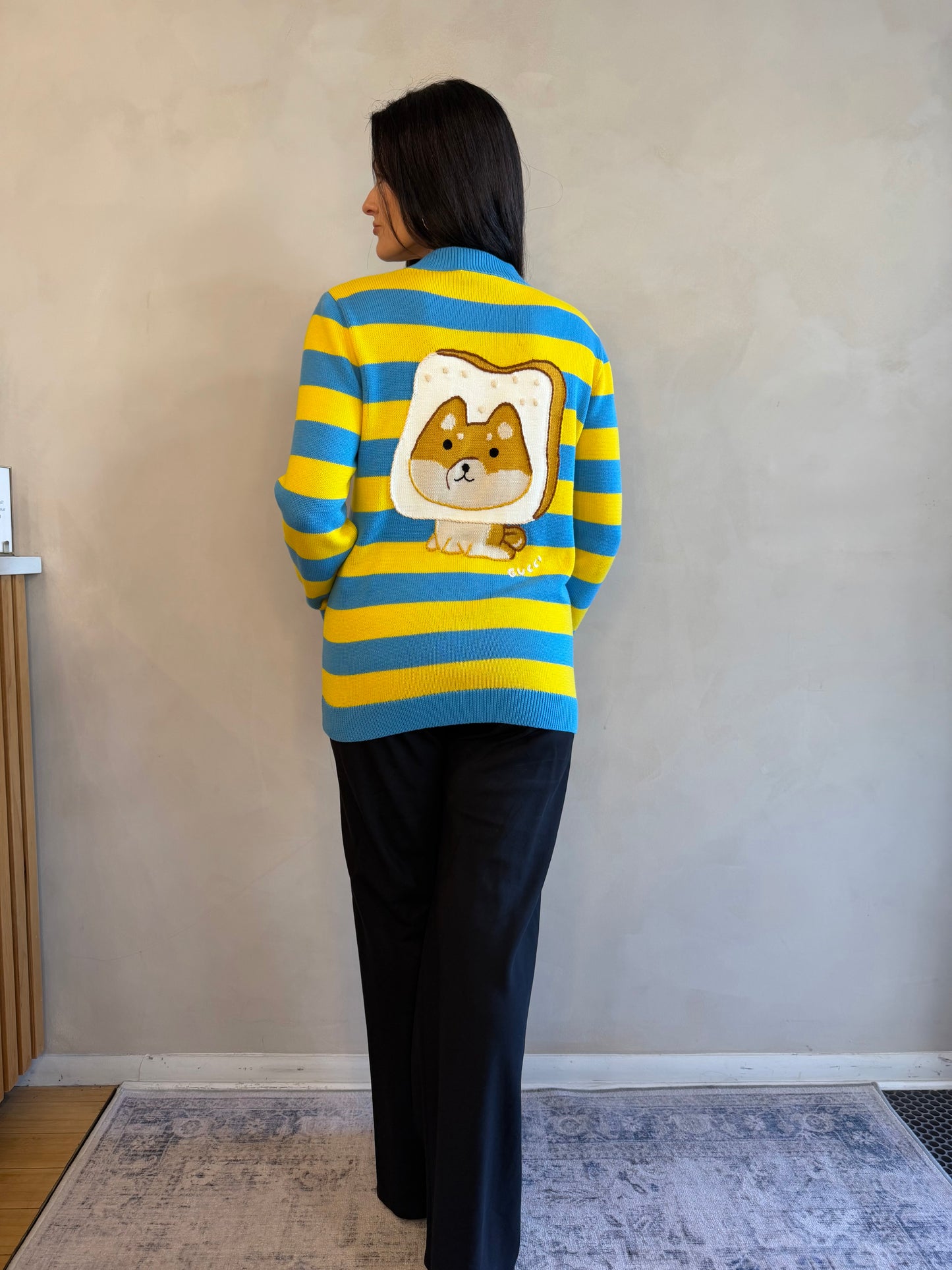 Gucci Cardigan Striped w/ Pikarar Collab
