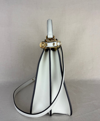 Limited Edition Fendi x Versace "Fendace" Peekaboo ISeeU White Bag