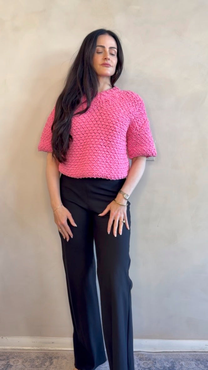 Bottega Veneta Chenille Sweater - Pink