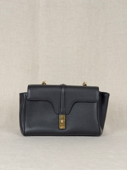 Celine Teen Soft 16 Shoulder Bag- Black
