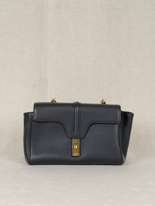 CELINE Teen Soft 16 Shoulder Bag- Black