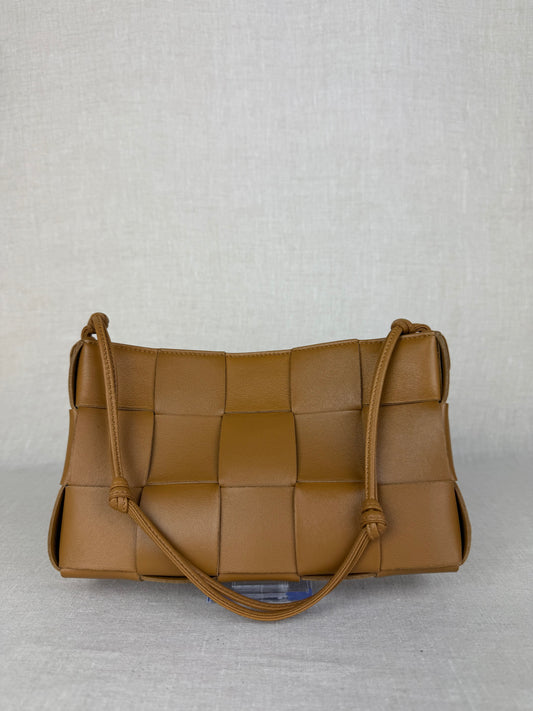 Bottega Veneta Cassette Tan Shoulder Bag
