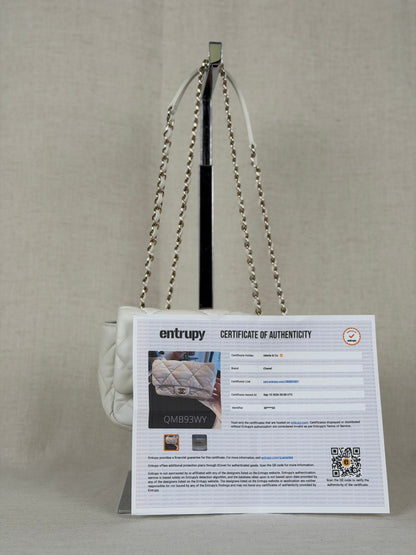 Chanel 2020 Quilted Lambskin Medium Bubble Flap