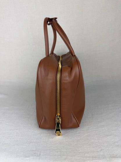 Miu Miu Large Beau Bag- Cognac