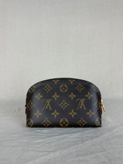 Louis Vuitton Monogram Cosmetic Pouch- Brown
