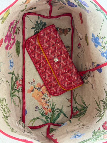Goyard Pink Reversible Floral GM Tote- Pink