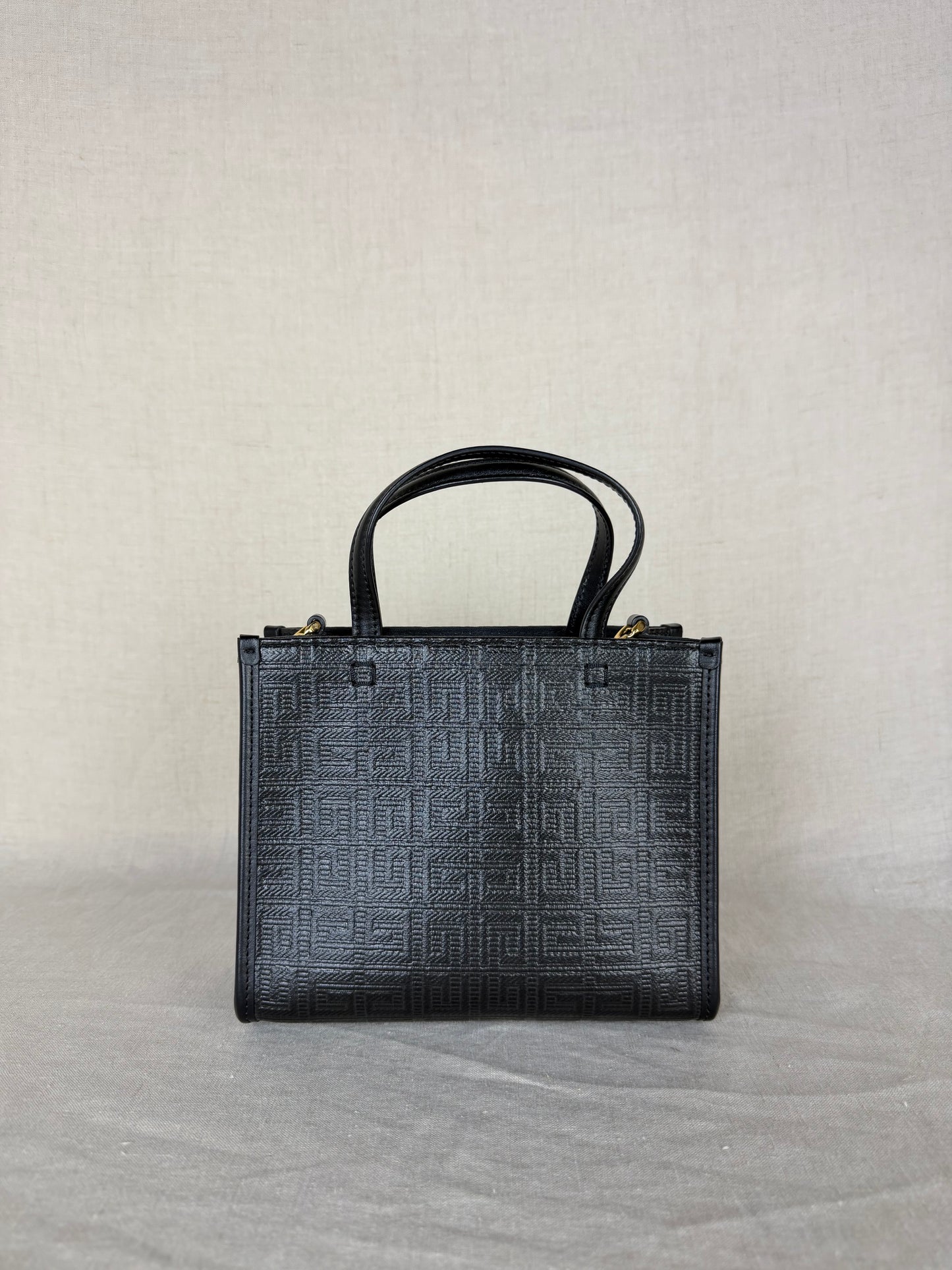 Givenchy Mini G Tote Embossed Coated Canvas Tote