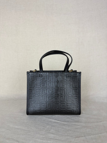 Givenchy Mini G Tote Embossed Coated Canvas Tote