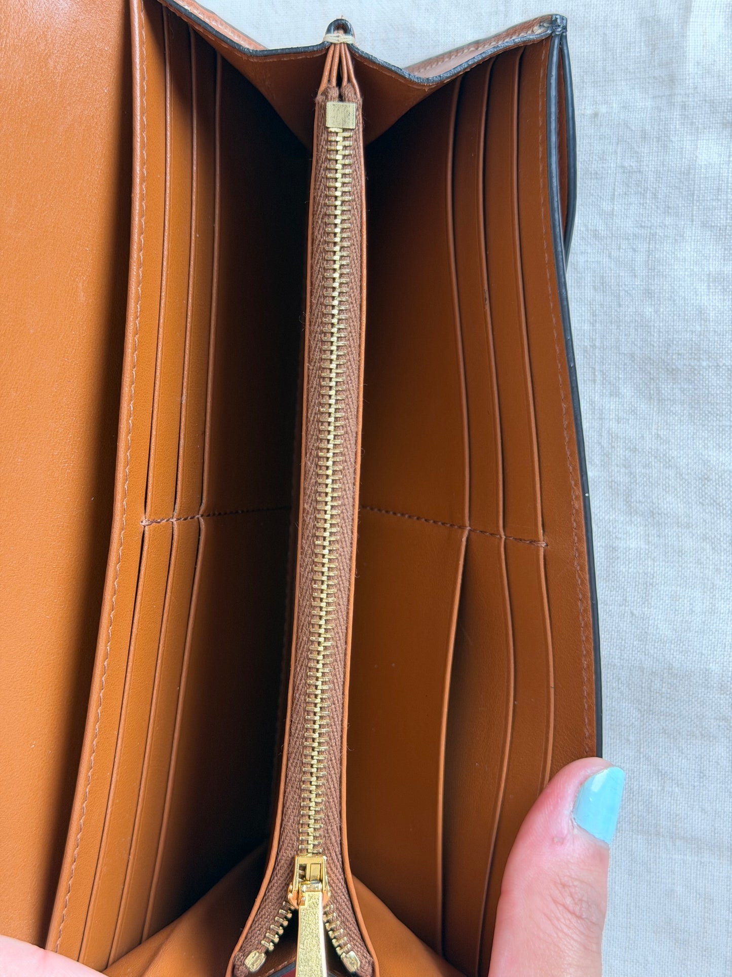Celine 2019 Triomphe Coated Canvas Flap Wallet