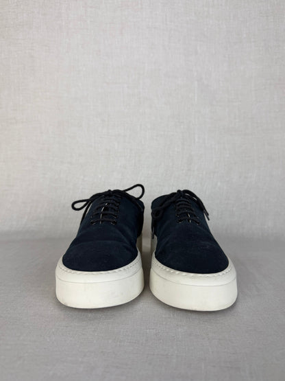 The Row Dean Lace Up Sneakers Black Sz 38