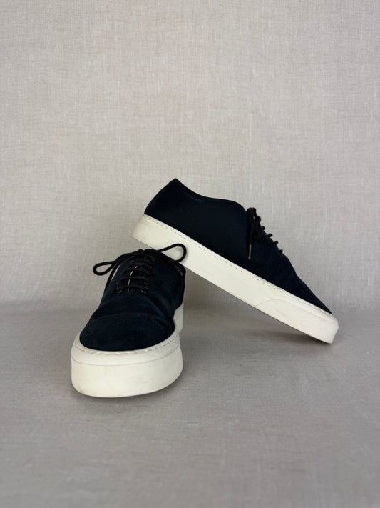 The Row Dean Lace Up Sneakers Black Sz 38
