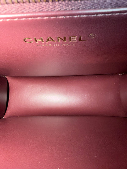Chanel 2023 Top Chain Vertical Flap Crossbody- Black Caviar Leather