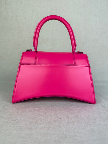Balenciaga Pink Calfskin Leather Hourglass Bag MSRP $2730
