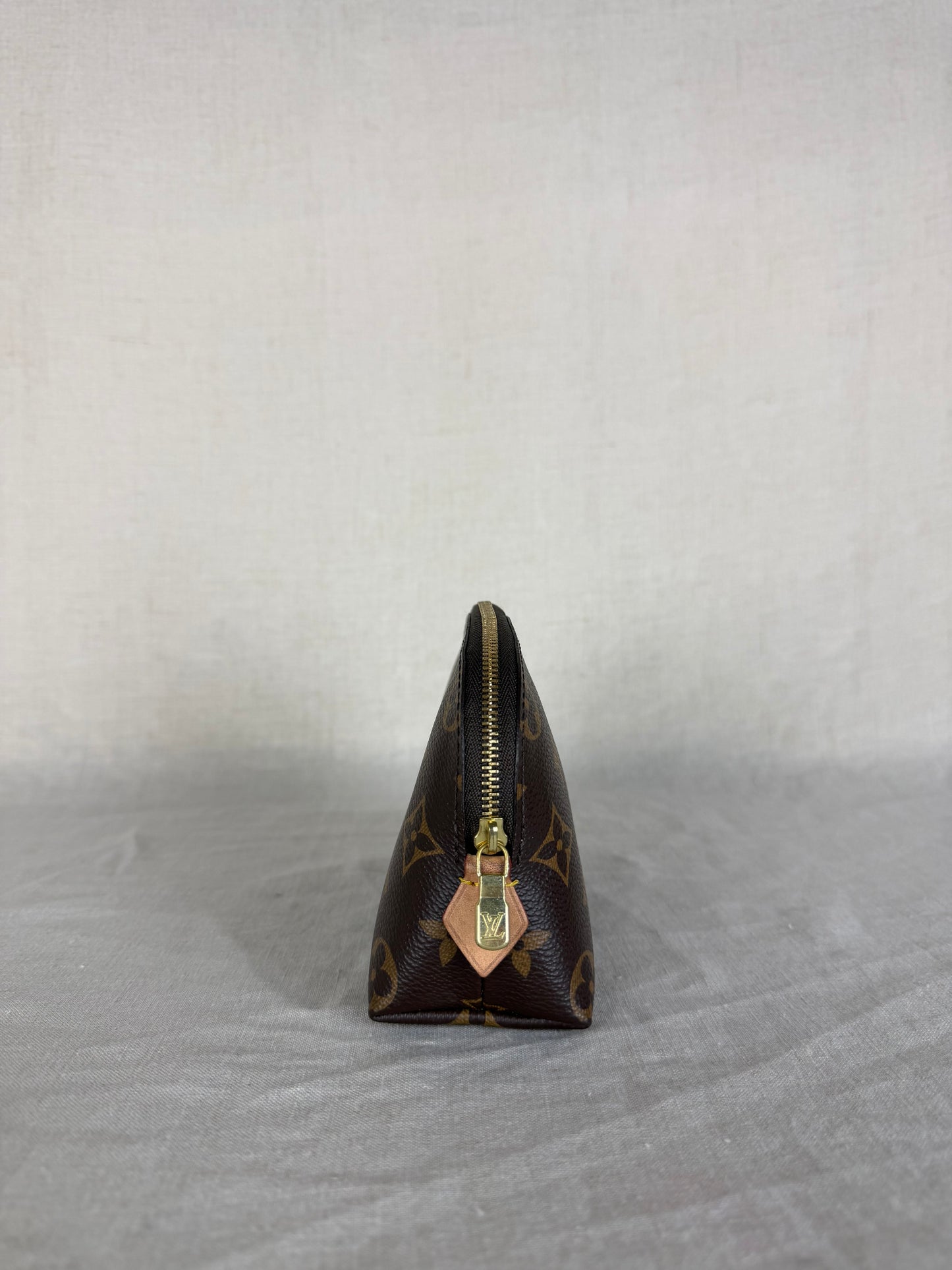 Louis Vuitton Monogram Cosmetic Pouch- Brown