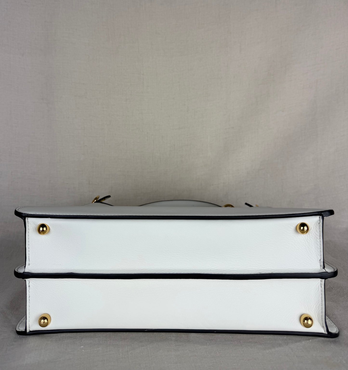 Limited Edition Fendi x Versace "Fendace" Peekaboo ISeeU White Bag