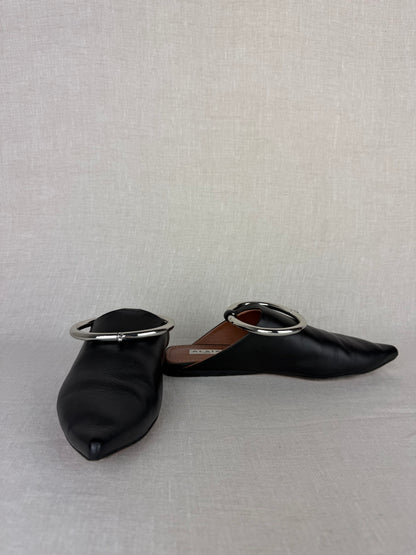 Alaïa La Babouche Ring Flat Size 37.5