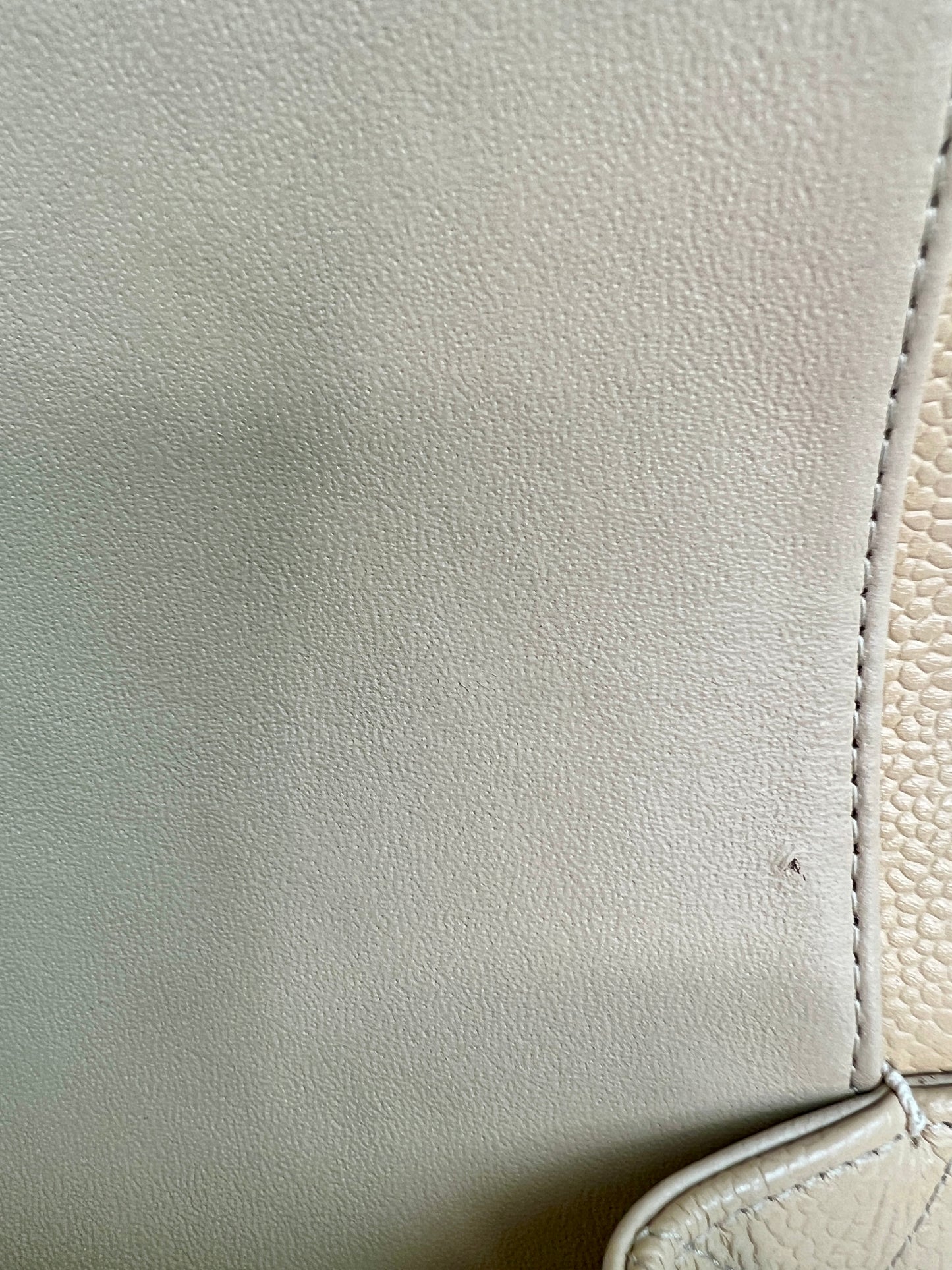 Chanel Classic Beige Jumbo in Caviar Leather with Gold Hardware