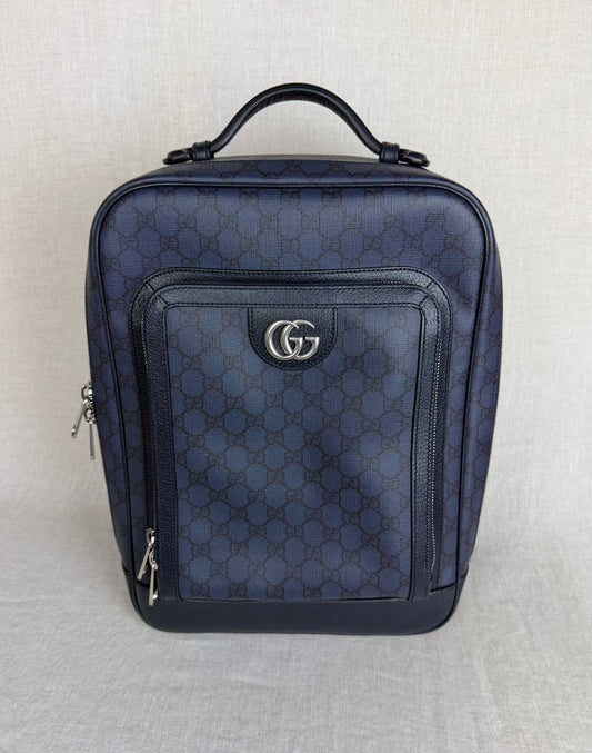 Gucci Ophidia GG Backpack- Navy