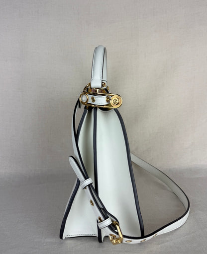 Limited Edition Fendi x Versace "Fendace" Peekaboo ISeeU White Bag