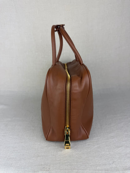 Miu Miu Large Beau Bag- Cognac