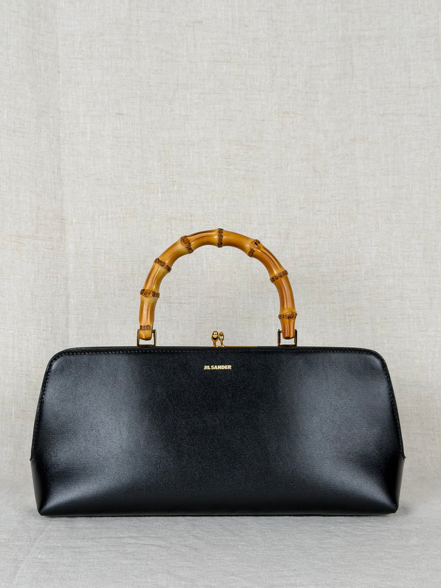 Jil Sander Goji Bamboo Mini Bag MSRP $2250- Black