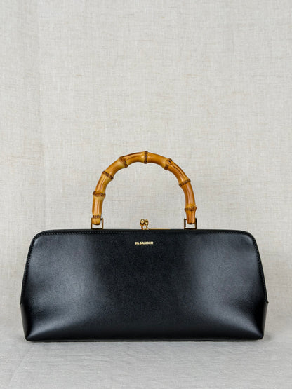 Jil Sander Goji Bamboo Mini Bag MSRP $2250- Black